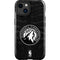 NBA Minnesota Timberwolves Black Animal Print iPhone 15 Impact Case